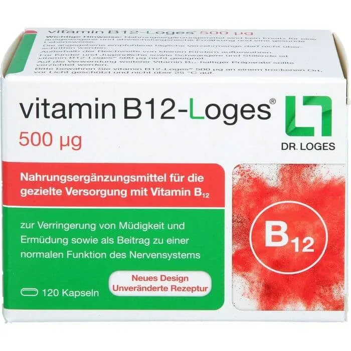 VITAMINA B12-LOGES 500 µg Capsule 120 Capsule — preț și oferte