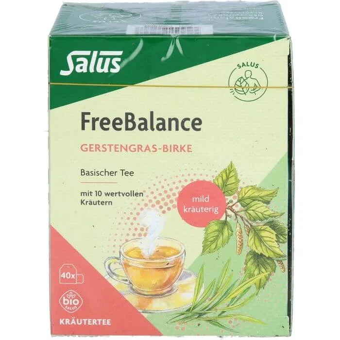 FREEBALANCE Barley Grass Birch Tea Organic Salus Fbtl. 40 St. Salus Haus — preț și oferte