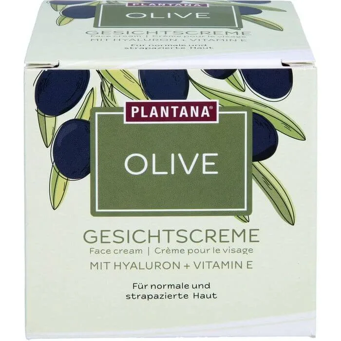 PLANTANA Olive Face Cream Hyaluron & Vitamina E 50 ml — preț și oferte