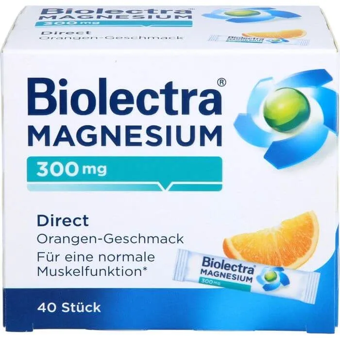 BIOLECTRA Magneziu 300 mg Direct Orange Sticks 40 Sticks — preț și oferte