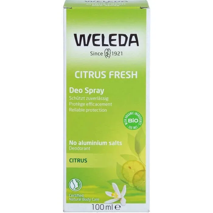 WELEDA Spray deodorant cu citrice proaspete 100 ml — preț și oferte