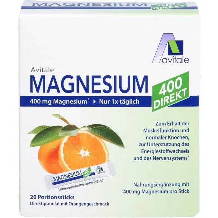 MAGNESIUM 400 direct portocaliu porție bastoane 42 g — preț și oferte