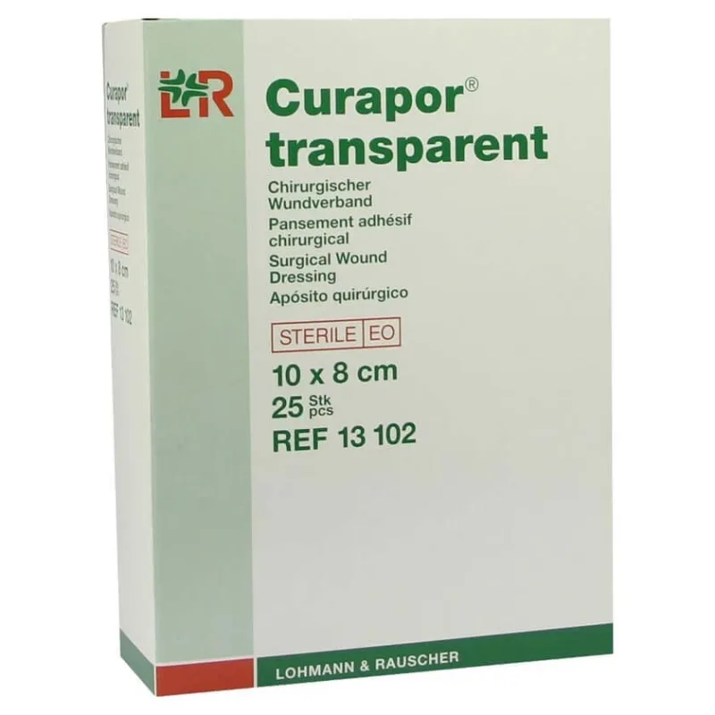 Curapor pansament transparent 10 x 8 cm steril 25 buc — preț și oferte