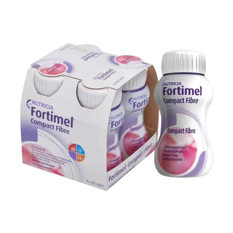 Fortimel Compact Fibre Strawberry 4X125 ml — preț și oferte