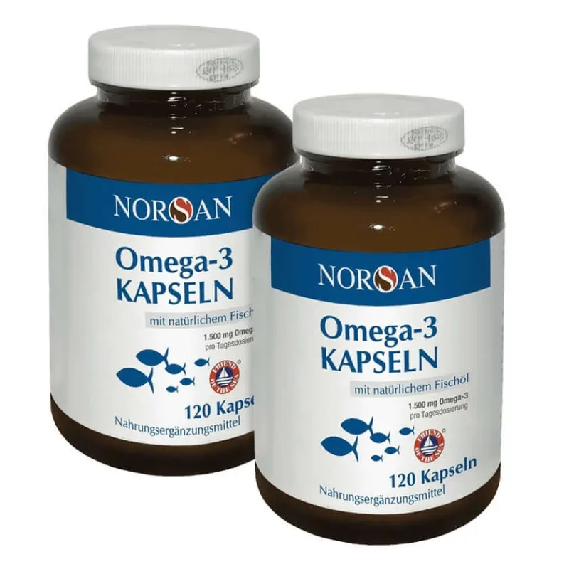 Pachet dublu Norsan Omega-3 Capsule 2X120 Capsule — preț și oferte