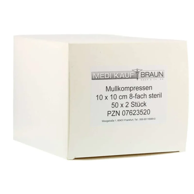 Comprese de tifon 10x10 cm sterile 50X2 buc — preț și oferte