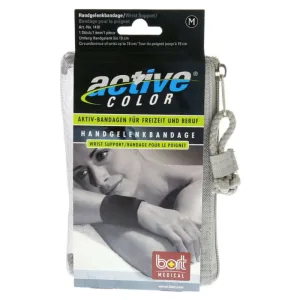 BORT Activecolor Bandaj pentru încheietura mâinii M negru 1 buc