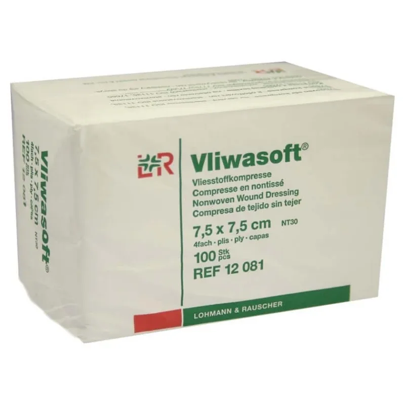 Comprese nețesute Vliwasoft nesterile 7.5x7 100 buc. — preț și oferte