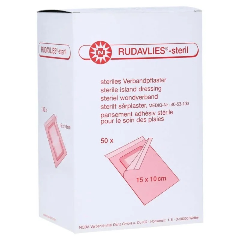 Noba Rudavlies-steril bandaj plasturi, 15 x 10 cm 50 buc. — preț și oferte