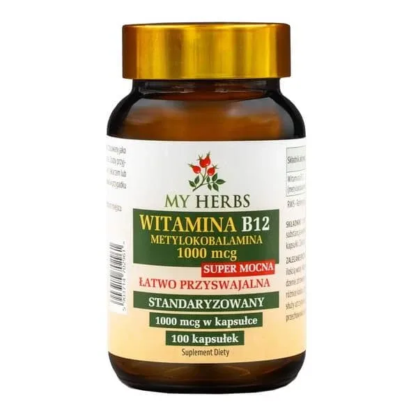 My Herbs Vitamina B12 Metilcobalamină, capsule, 100 buc. — preț și oferte