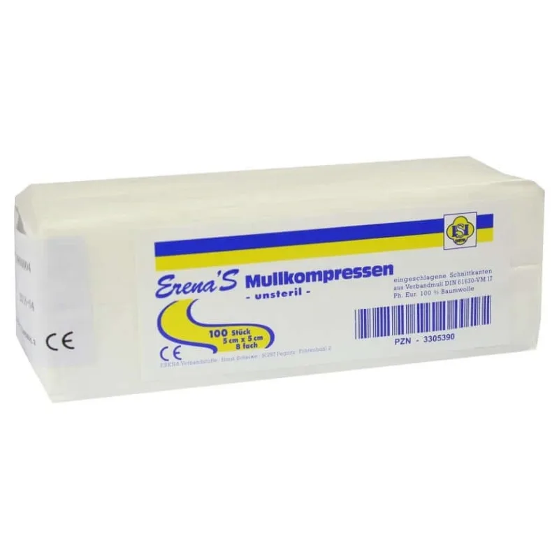 Erena Comprese de tifon nesterile 5x5 cm 8x 100 buc. — preț și oferte