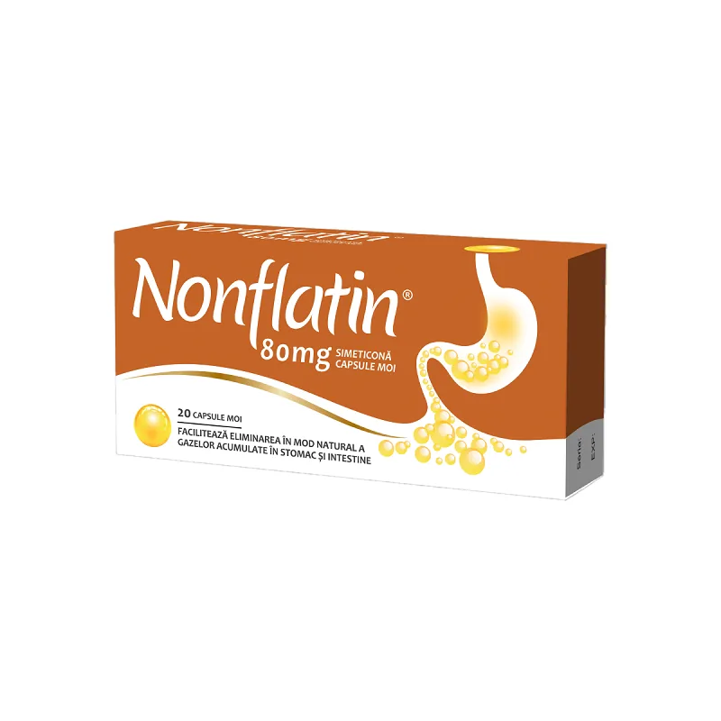 Nonflatin, 80 mg, Biofarm | 20 capsule moi BIOFARM S.A. — preț și oferte