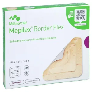 Pansament din spumă adezivă Mepilex Border Flex 7,5x 5 buc.
