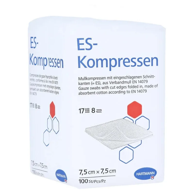 Es-comprese nesterile 7,5x7,5 cm 8-fold 100 buc. — preț și oferte