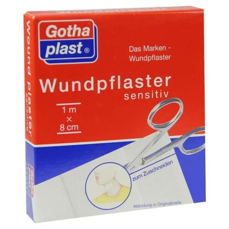 Gothaplast ipsos pentru răni sensibil 1mx8cm 1 buc — preț și oferte