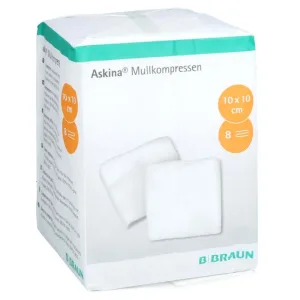 Comprese de tifon Askina 10x10 cm nesterile 100 buc.