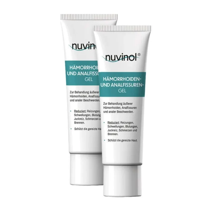 Pachet dublu Nuvinol gel pentru hemoroizi 2X40 ml — preț și oferte