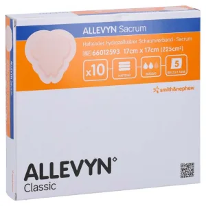 Allevyn Sacrum Mic 17x17 cm Pansament pentru rană 10 buc.