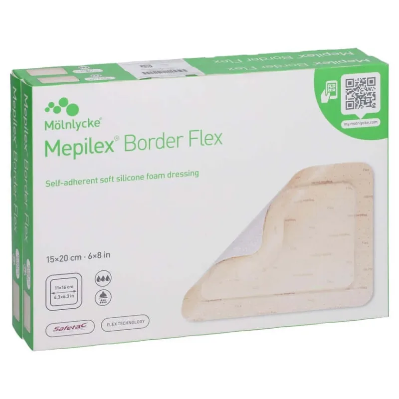 Mepilex Border Flex spumă adezivă 15x2 10 buc. — preț și oferte