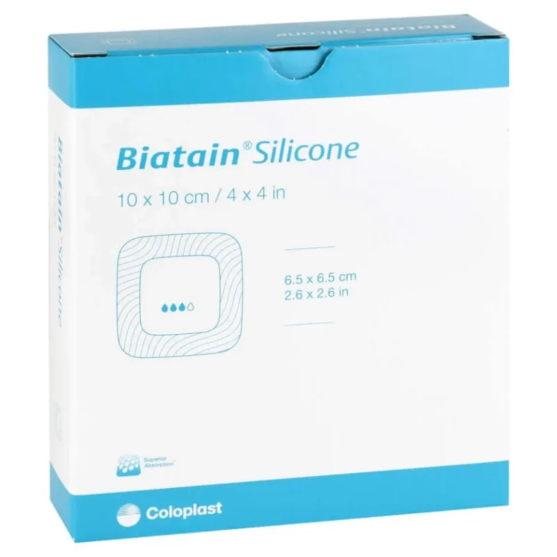Biatain Pansament din spumă de silicon 10x10 cm 10 buc — preț și oferte
