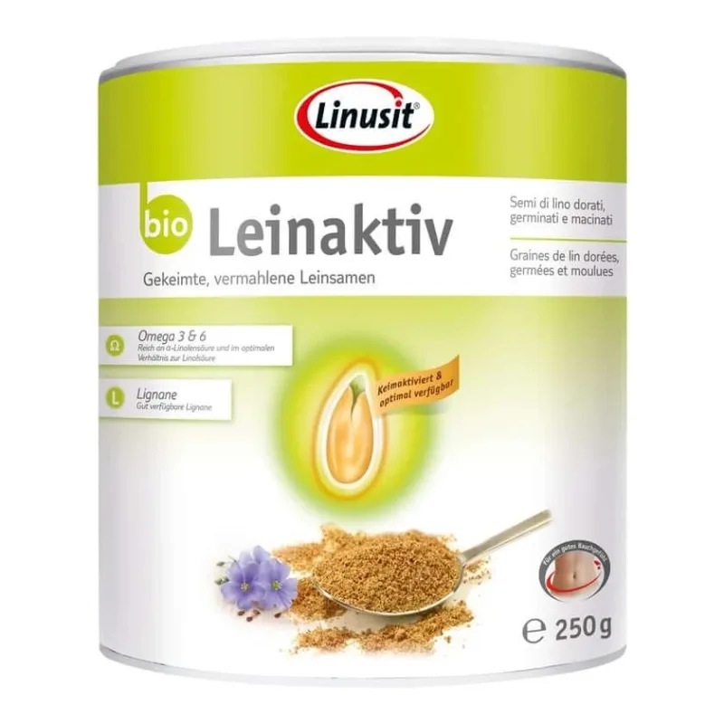 Linusit semințe de in active organice 250 g — preț și oferte