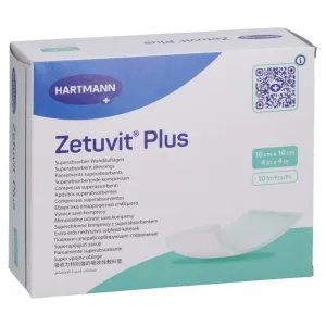 Zetuvit Plus compresă absorbantă extra puternică sterilă 10 buc.