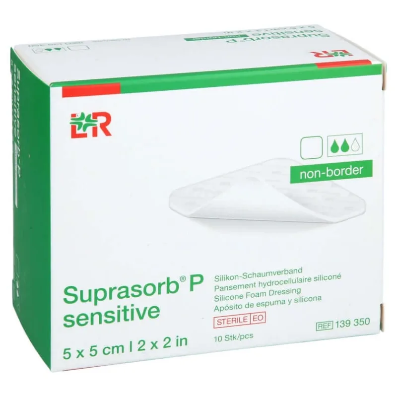 Suprasorb P Spumă PU sensibilă v.non-boron 10 buc. — preț și oferte