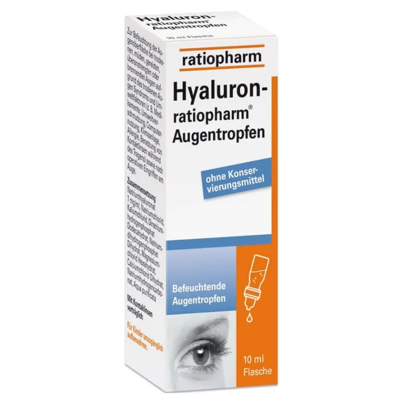 Hyaluron-ratiopharm® picături pentru ochi 10 ml — preț și oferte