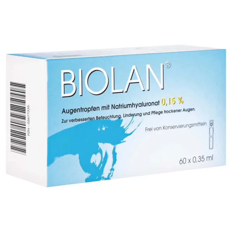 Biolan picături oftalmologice doză unică pipetă 60X0.35 ml — preț și oferte