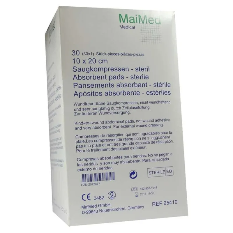 Comprese de aspirație sterile 10x20 cm 30X1 buc — preț și oferte