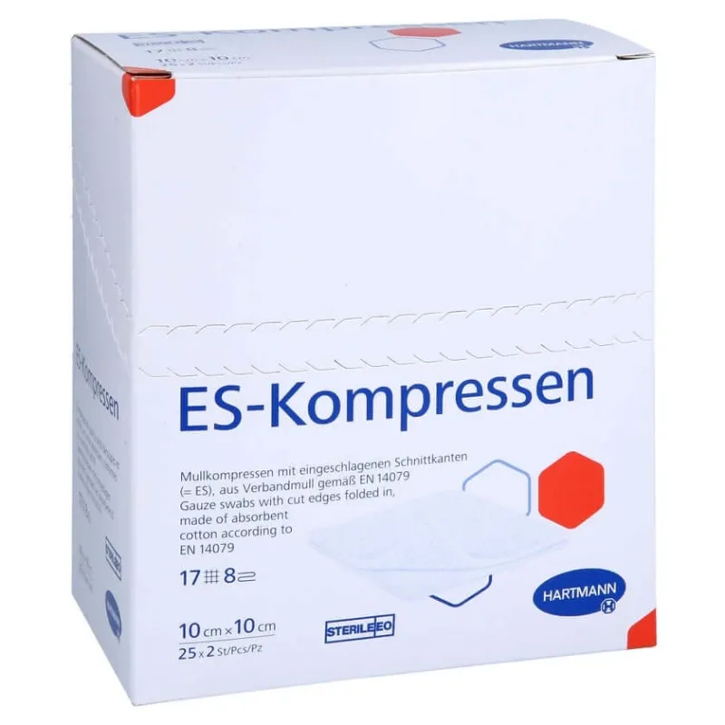 Es Comprese sterile 10x10cm 8 pliuri 25X2 buc. — preț și oferte