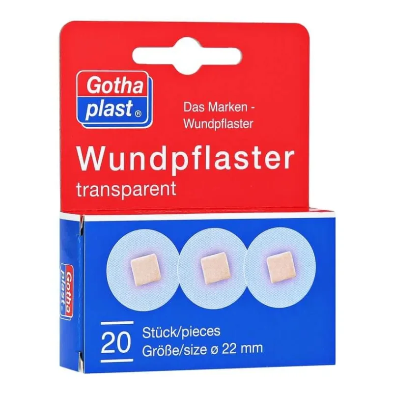 Gothaplast plasturi pentru răni 2,2 cm transpare 20 buc — preț și oferte
