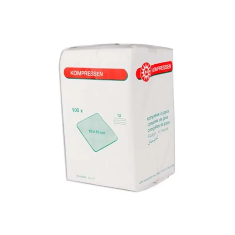 Comprese de tifon Noba, 12 ori, 10 x 10 cm, 100 buc 100 buc — preț și oferte