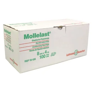 Bandaje Mollelast 8 cmx4 m alb vrac 100 buc