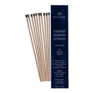 Nitrat de argint nitrat de potasiu bețe de gravură 10x200mm rigid 10 buc.