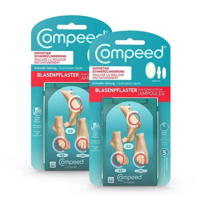 Compeed pachet dublu 2X5 buc — preț și oferte