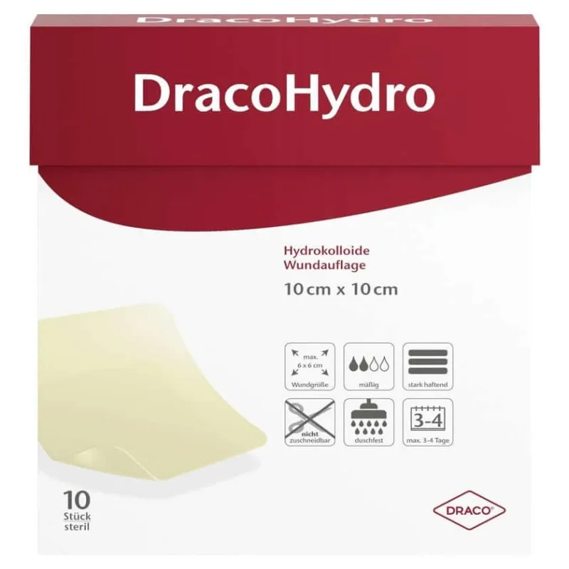 Pansament hidrocoloid Dracohydro 10 x 10 cm 10 buc. — preț și oferte