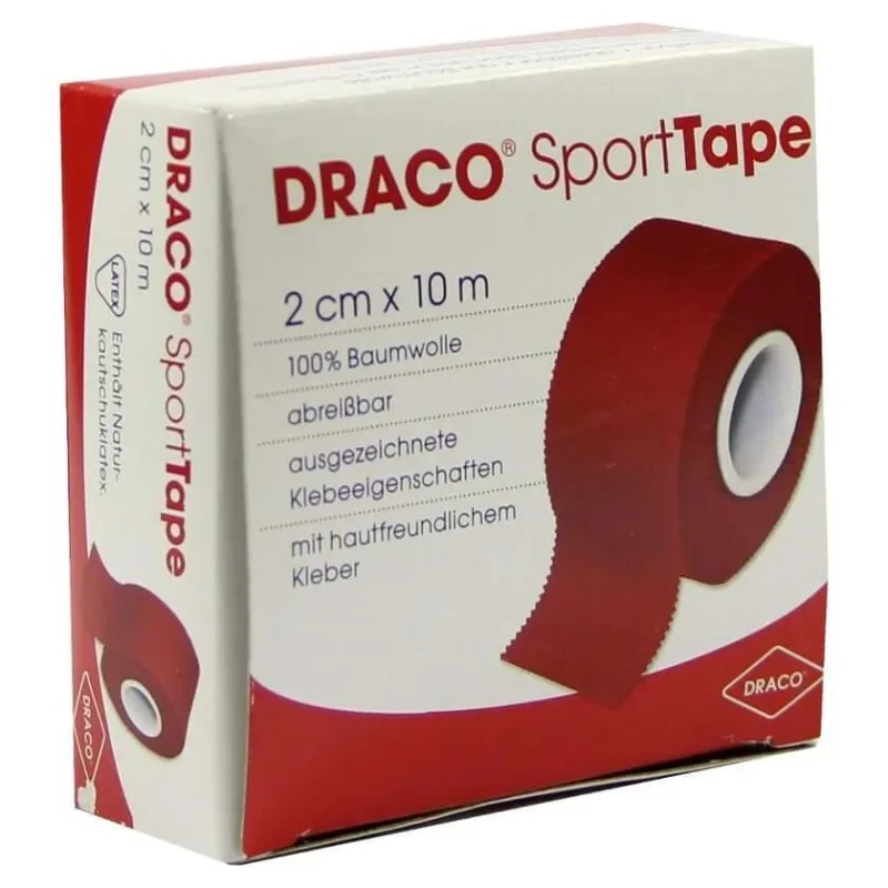 Bandaj cu bandă Draco 2 cmx10 m roșu 1 buc — preț și oferte