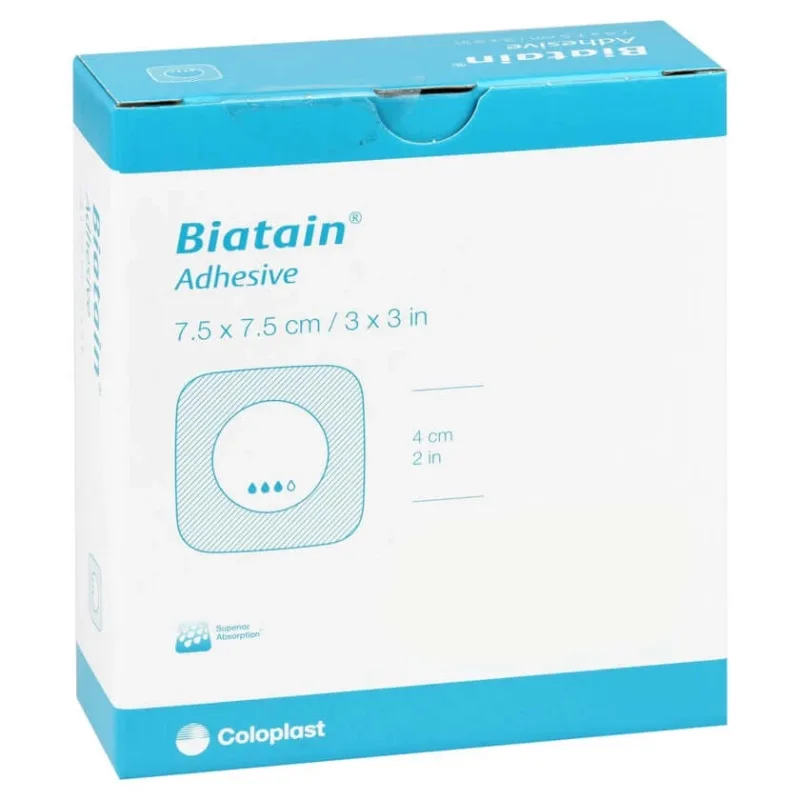 Pansament spumă Biatain 7,5x7,5 cm în sine 10 buc. — preț și oferte