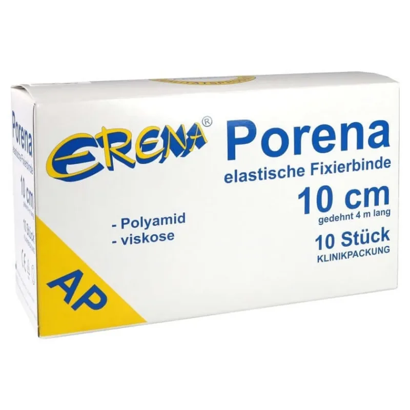Bandaj elastic de tifon Porena 10 cm alb fără celulă 10 buc. — preț și oferte