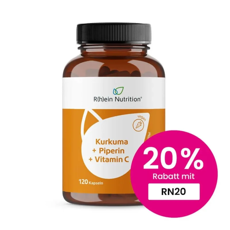 Turmeric 95% Curcumin+piperin+vitamina C Vegan Caps. 120 Caps. — preț și oferte