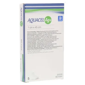 Tampoane Aquacel Ag+ 1x45 cm 5 buc