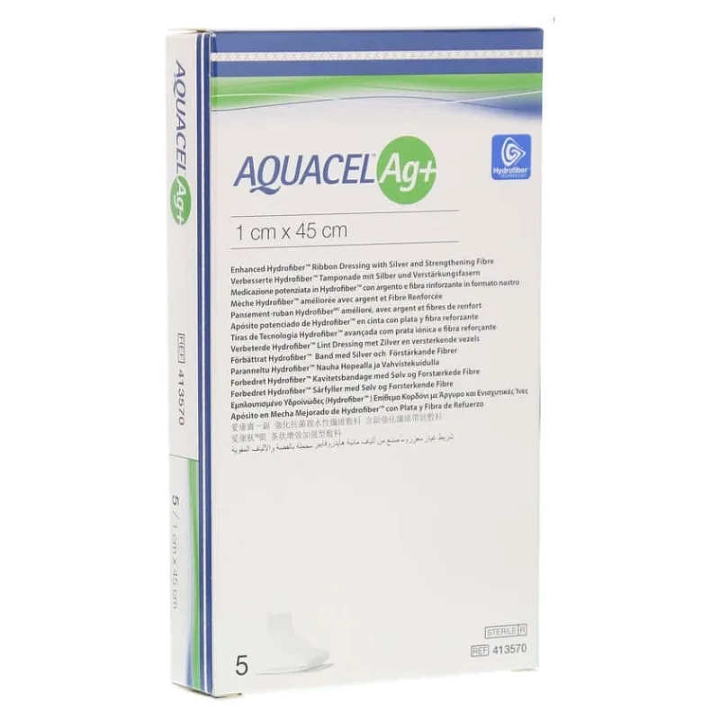 Tampoane Aquacel Ag+ 1x45 cm 5 buc — preț și oferte