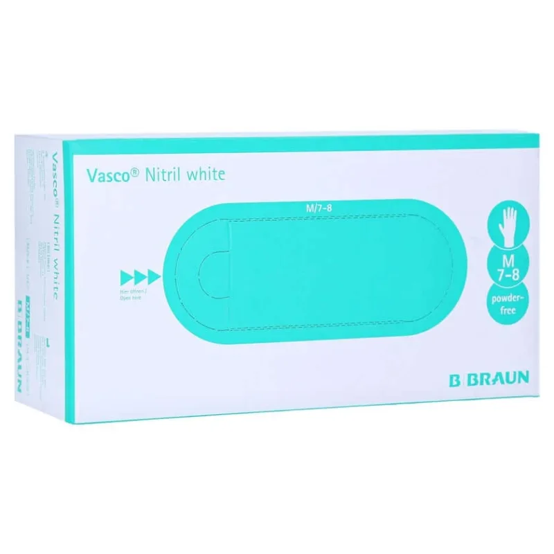 Vasco Nitrile alb mănuși de examinare 150 buc — preț și oferte