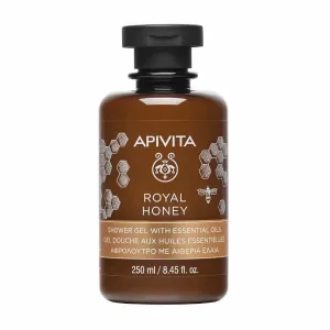 Gel de duș Apivita Royal Honey - Uleiuri esențiale și miere 250ml