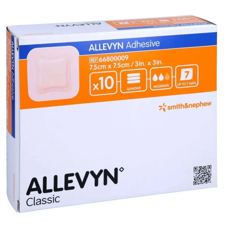 Allevyn adeziv 7.5x7.5 cm rană adezivă 10 buc. — preț și oferte