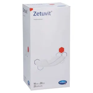 Tampoane absorbante Zetuvit sterile 10x20 cm 25 buc.