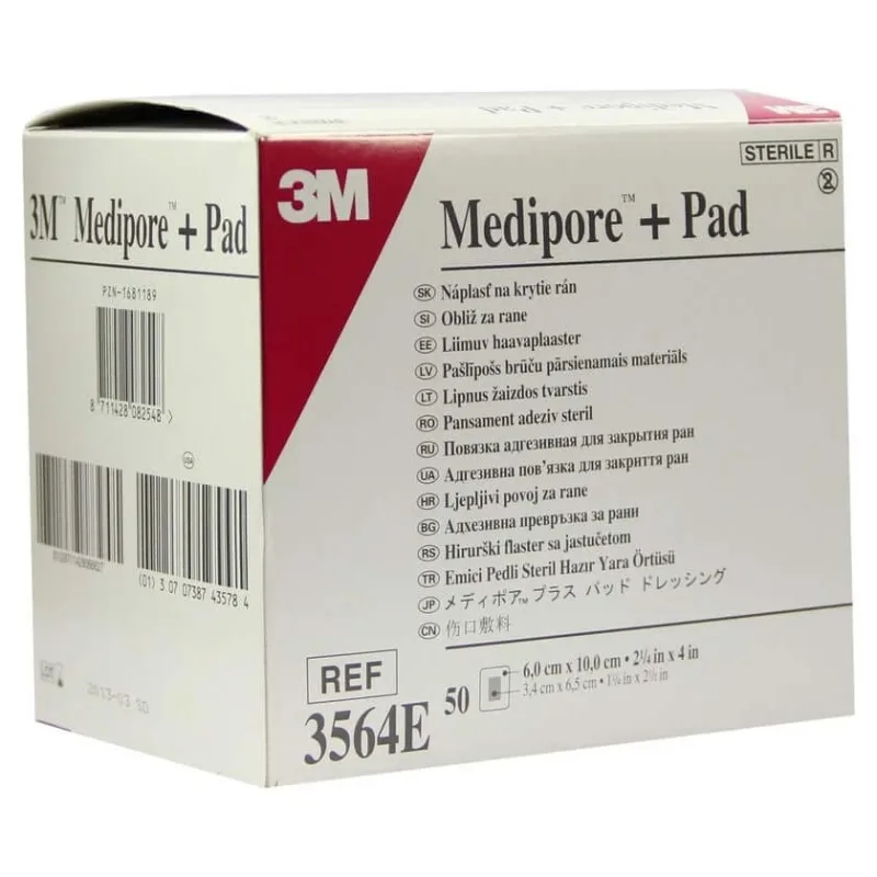 Medipore Plus Pad 3564E pansament steril 50 buc. — preț și oferte