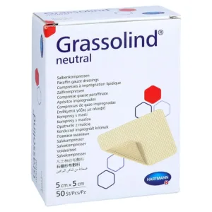 Grassolind unguent comprese 5x5 cm steri 50 buc.