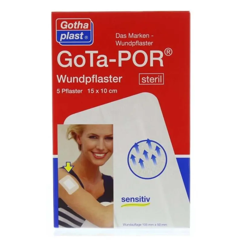 Gota-por Tencuială pentru răni sterilă 100x150 mm 5 buc. — preț și oferte
